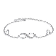 *Bracelet Amour Infini pour Femmes - Argent massif 925