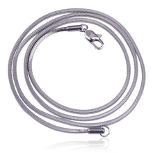 Charger l&#39;image dans la galerie, *Chaînes Serpent pour Femmes &amp; Hommes - Titanium Argent