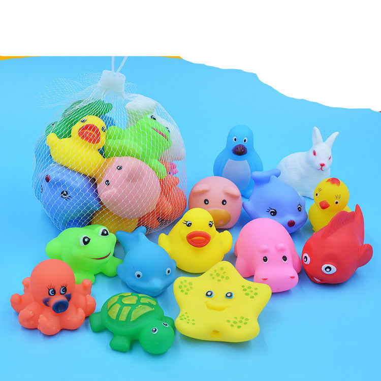 *Jouets en Caoutchouc Flottant -13 pièces Animaux