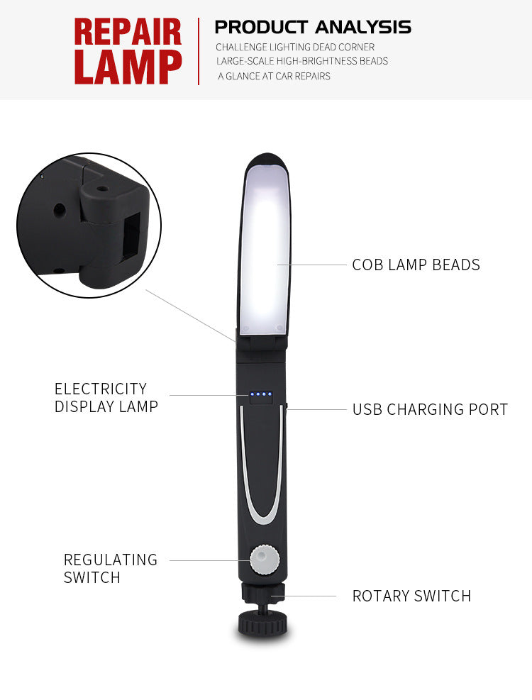 *Lampe de Poche LED - Rechargeable USB