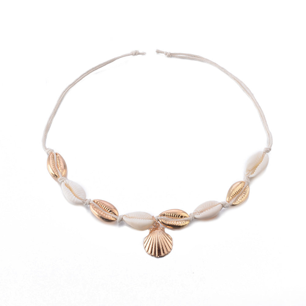 *Bracelet Chevilles Pour Femmes - Coquillage