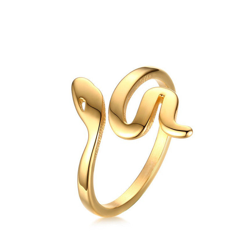 *Bague Serpent pour Femmes & Hommes - Or