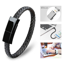 Charger l&#39;image dans la galerie, *Bracelets USB en Cuir Tressé Pour Femmes &amp; Hommes
