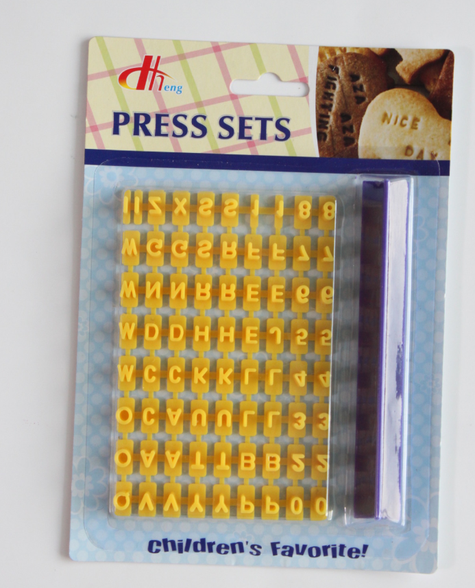 *Moules à Impression des Lettres de l'Alphabet - Écriture sur Biscuit et Tartes