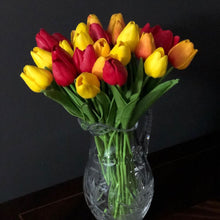 Charger l&#39;image dans la galerie, Bouquet de Fleurs Artificiel - 10 Tulipes - 35 cm