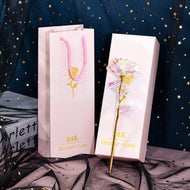 Fleurs Artificiel avec Feuille de 24K