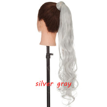 Charger l&#39;image dans la galerie, Perruque Queue de Cheval - Cheveux Synthétique - Long 23 pouces
