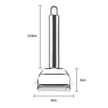Charger l&#39;image dans la galerie, Râpe à Julienne Multifonctionnel à Double Raboteuse en Acier Inoxydable de Haute Qualité
