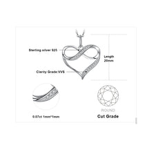 Charger l&#39;image dans la galerie, - Chaîne - Pendentif 100 % Argent - Amour Infini