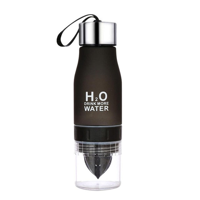 Bouteille d'eau Portable 650ML + infuseur de Jus Santé