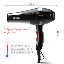 Charger l&#39;image dans la galerie, **Séchoir à Cheveux - Séchage Rapide - Qualité Professionnelle 100-240V - 3200W/1400W