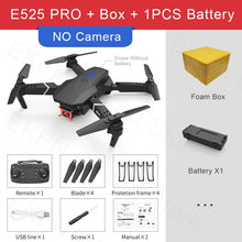 Charger l&#39;image dans la galerie, Téléguider Drone E525 PRO RC Double Caméra 1080P 4K - Repliable
