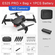 Charger l&#39;image dans la galerie, Téléguider Drone E525 PRO RC Double Caméra 1080P 4K - Repliable
