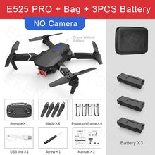 Charger l&#39;image dans la galerie, Téléguider Drone E525 PRO RC Double Caméra 1080P 4K - Repliable
