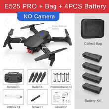 Charger l&#39;image dans la galerie, Téléguider Drone E525 PRO RC Double Caméra 1080P 4K - Repliable
