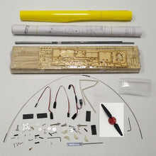 Charger l&#39;image dans la galerie, Téléguider Kit à Construire Planeur FLIT MODEL Balsa 1550mm - 61 pouces D&#39;envergure
