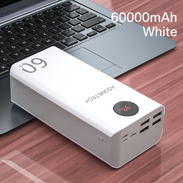 Chargeur Portable de 50000mAh - 60000mAh USB Type C 2 voies pour iphone